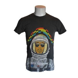 Vintage Kid Cudi Man on the Moon Short Sleeve Tee Gray Music Unisex Small